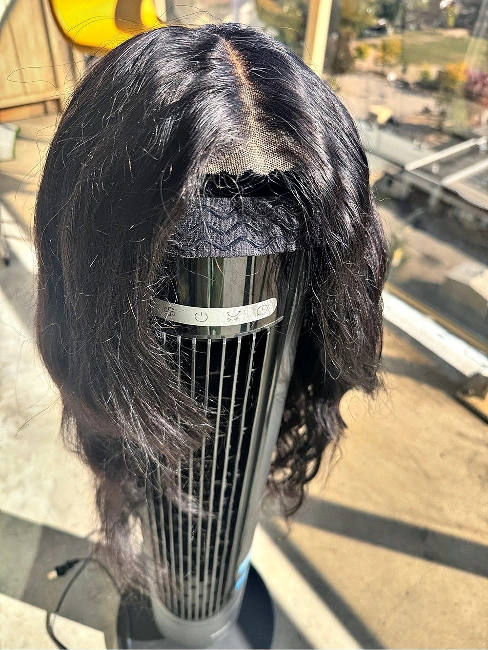 ISEE HAIR Princess Series HD Lace Wig Black 18 inch